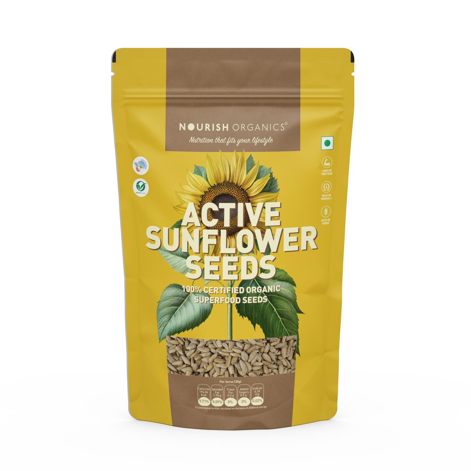 Nourish Organics Active Sunflower Seeds