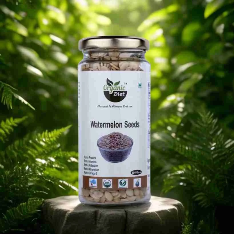 Organic Diet Fresh & Pure Organic Watermelon Seeds Raw.