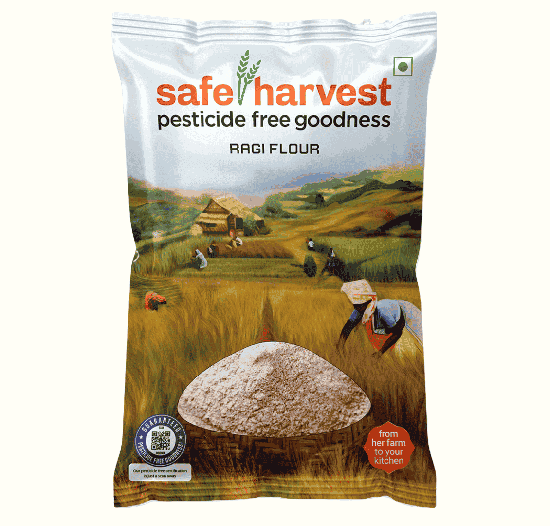 Safe Harvest Pesticide Free Ragi Flour