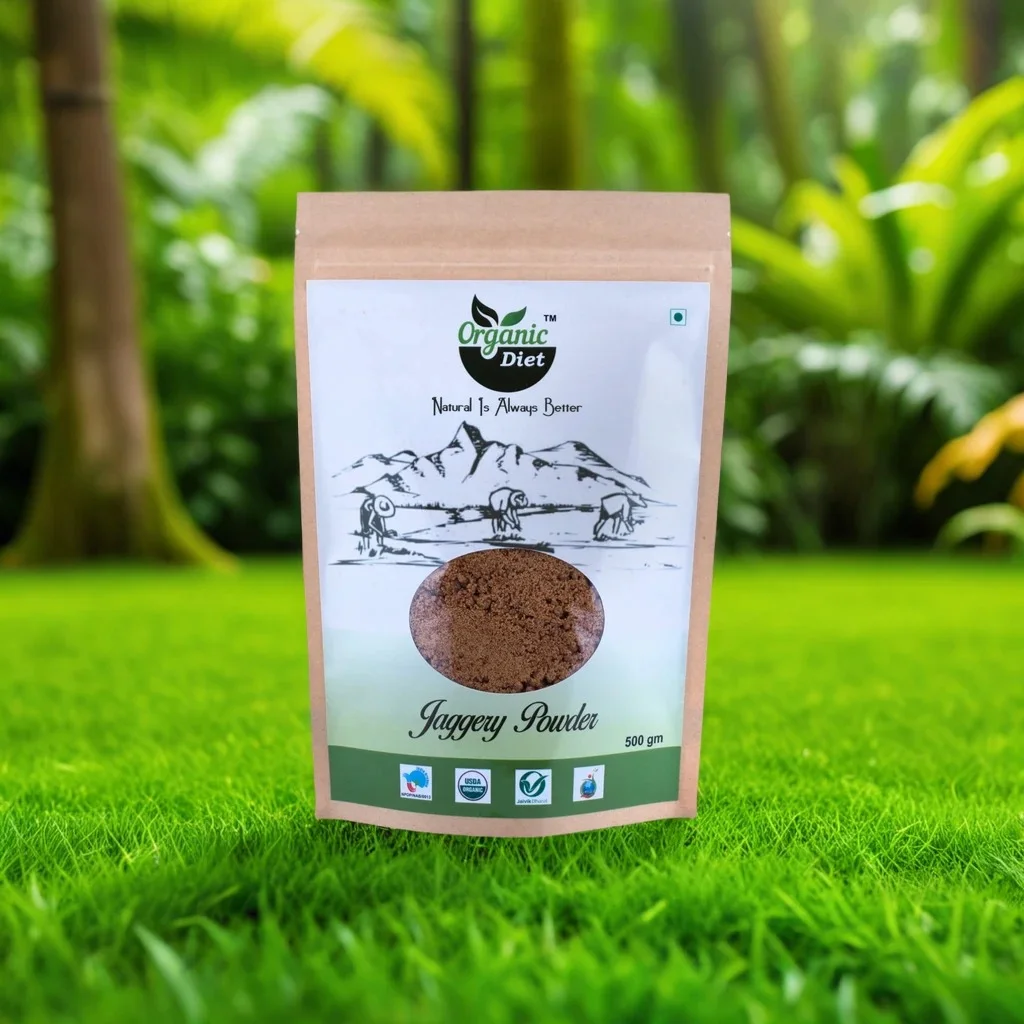 Organic Diet Fresh & Pure Organic Jaggery Powder (Shakkar).