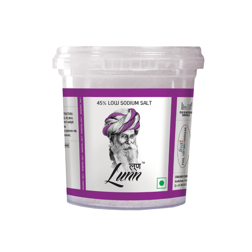 45% Low Sodium Salt Tub