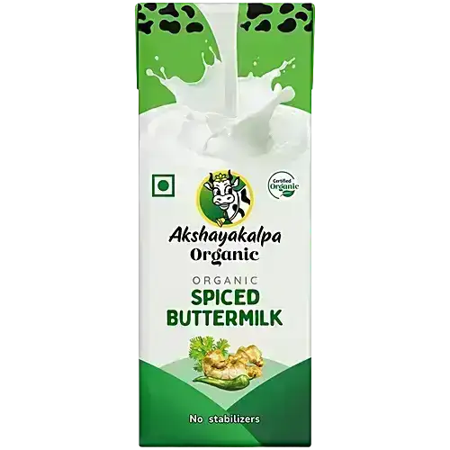 Akshayakalpa Organic Spiced Butter Milk  UHT