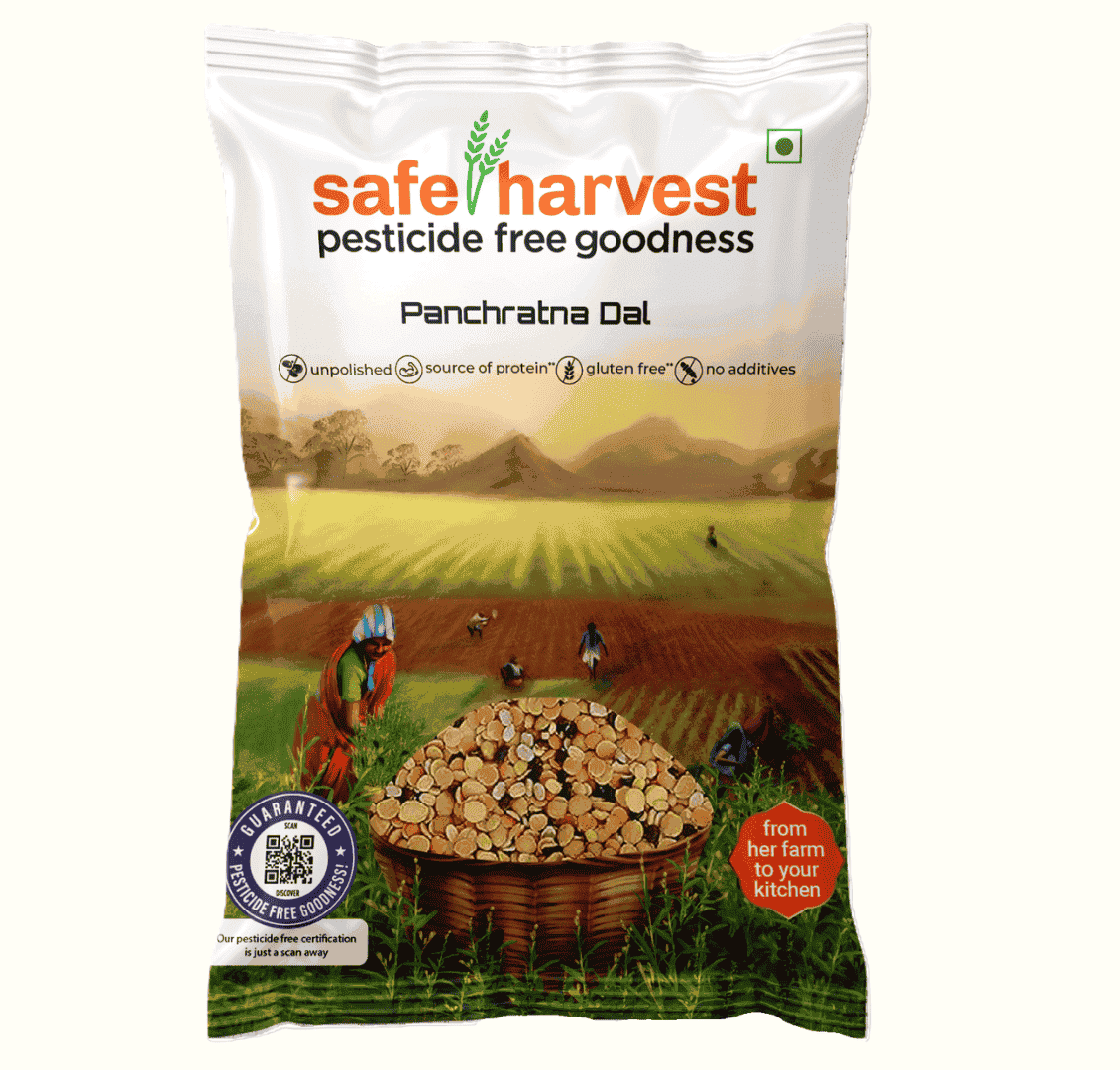 Safe Harvest Pesticide Free Panchratna Dal