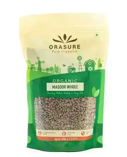 Orasure Organic Masoor Whole