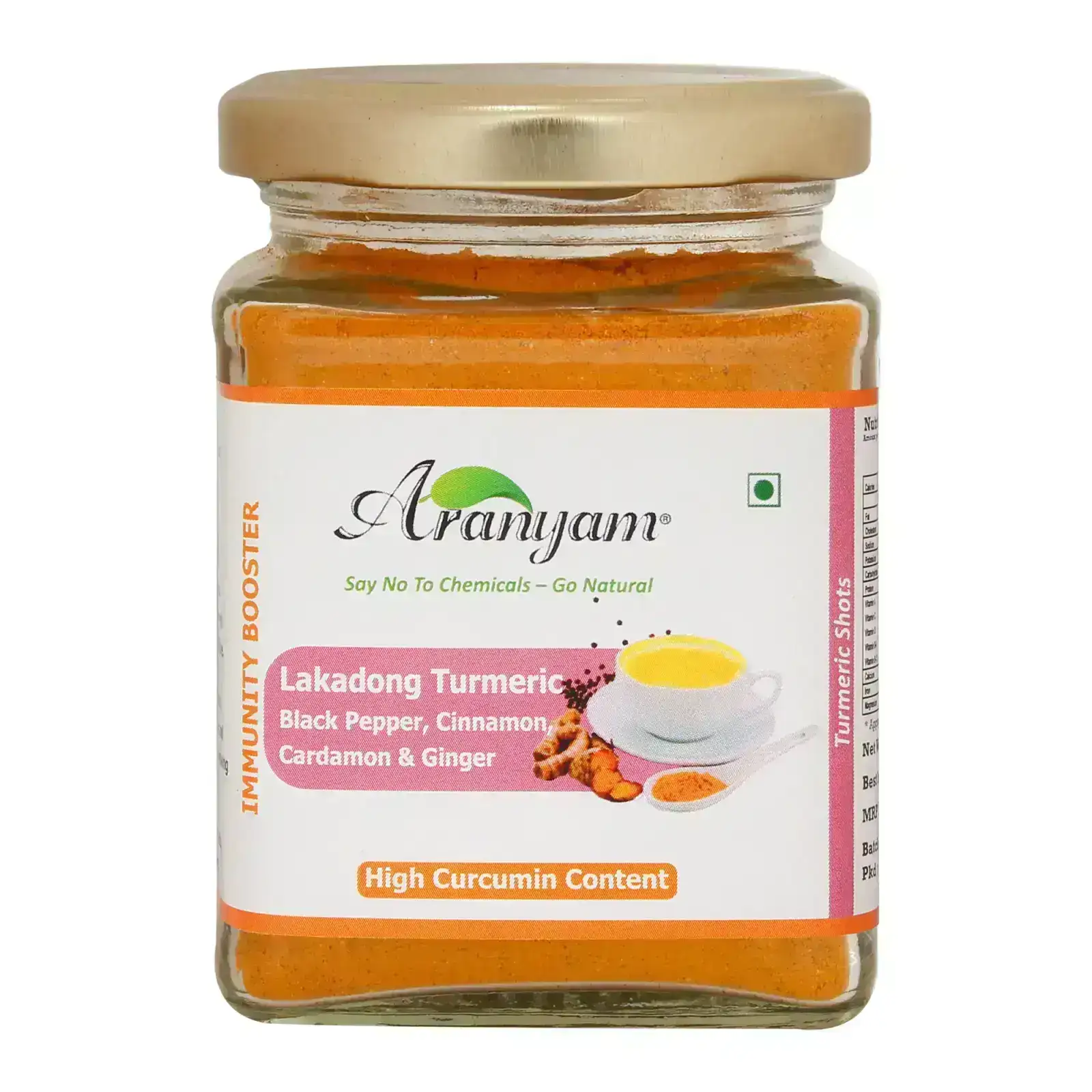 Natural Lakadong turmeric powder high curcumin