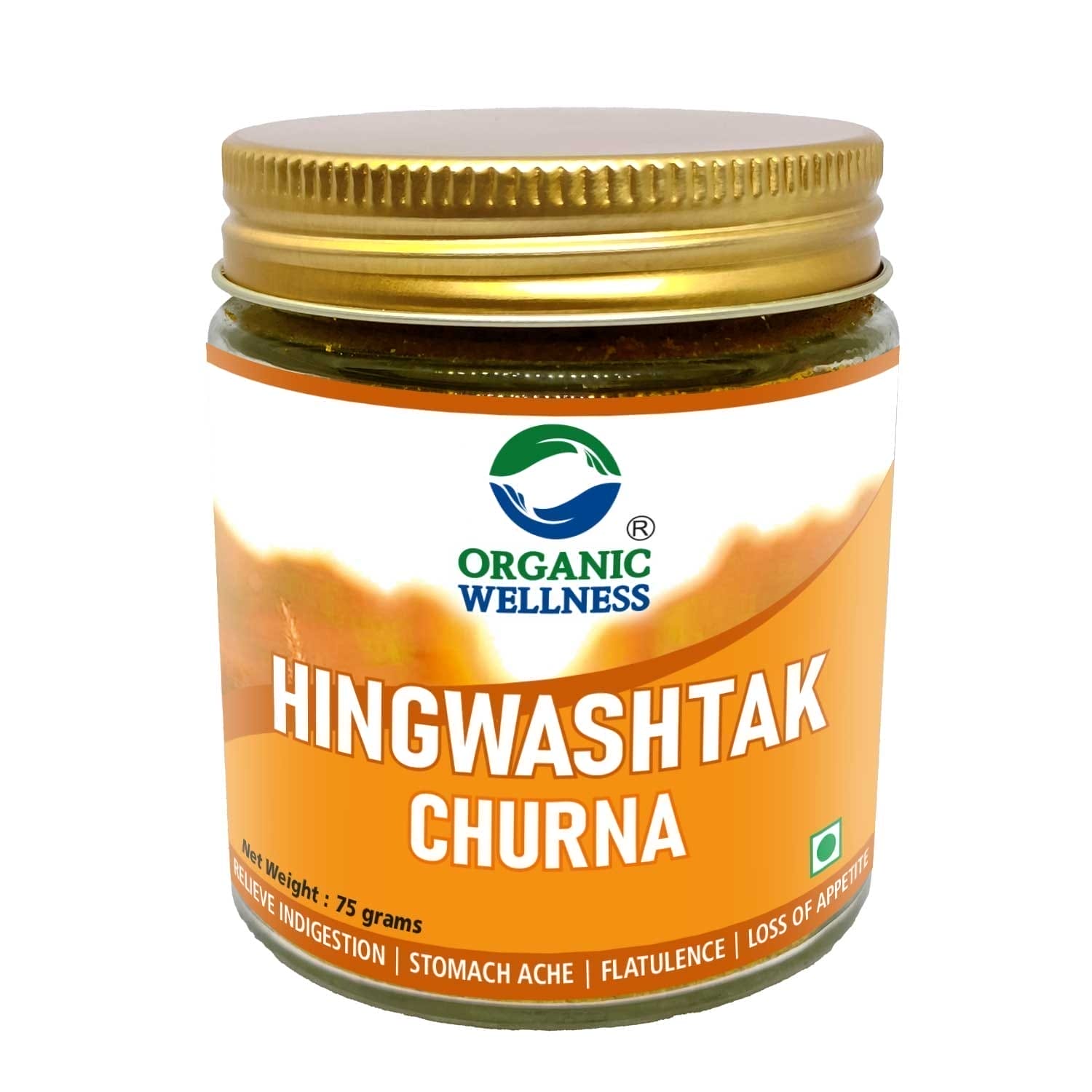Organic Wellness Hingwashtak Churna, Effective Gastric Stimulant and Digestive Remedy