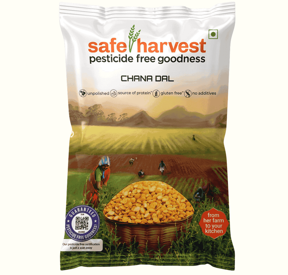 Safe Harvest Pesticide Free Chana Dal