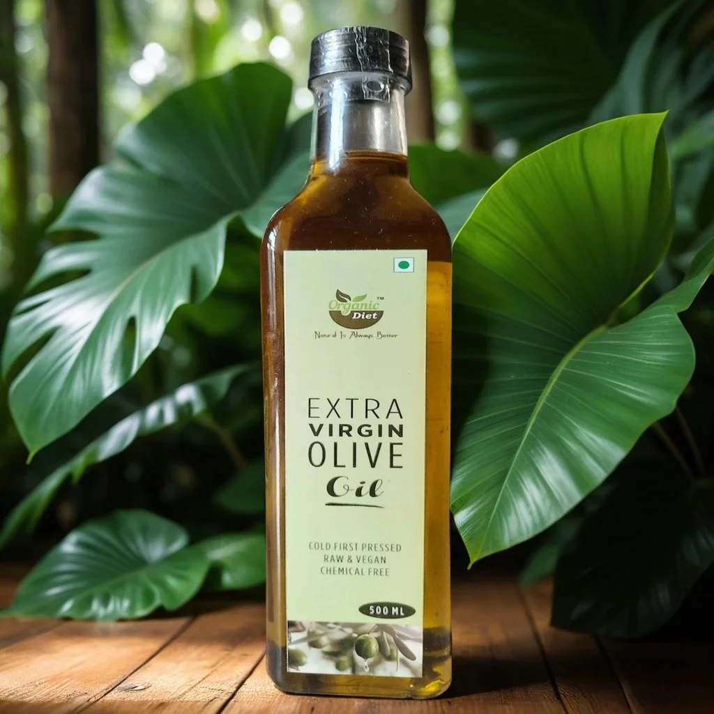 Organic Diet Organic Wooden Pressed Pure Extra Virgin Olive Oil.